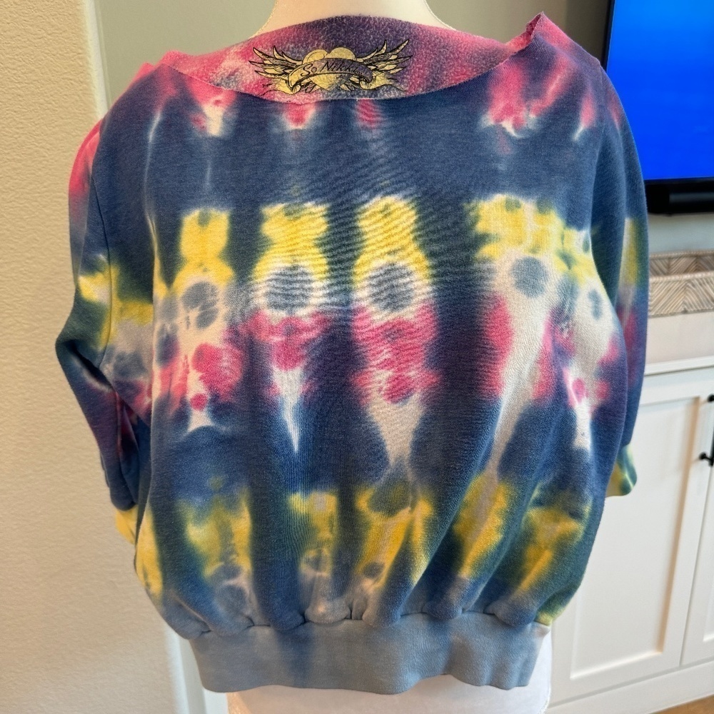 SO NIKKI TIE DYE SWEATSHIRT XL 16